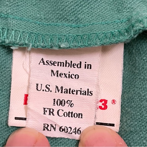 Vintage Work Jacket F&M MAFCO Men’s XL Green Welder Coat - Picture 15 of 17